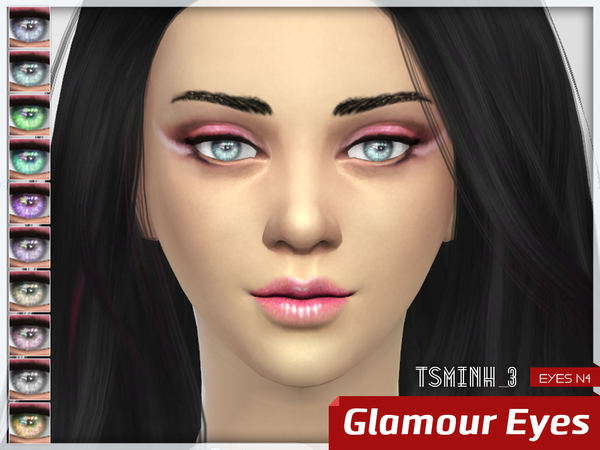Sims 4 Glamour Eyes by tsminh 3 at TSR
