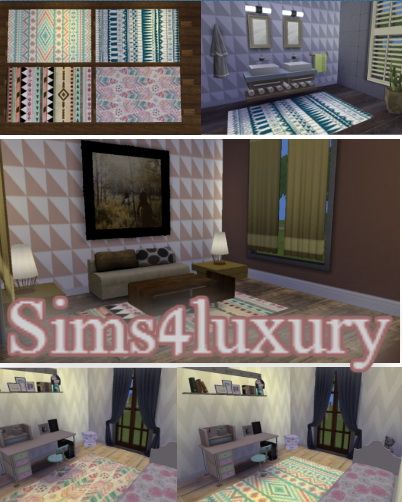 Sims 4 Pattern Rugs at Sims4 Luxury