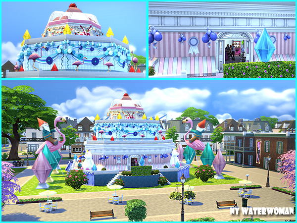 Sims 4 Birthday Bash club by Waterwoman at Akisima