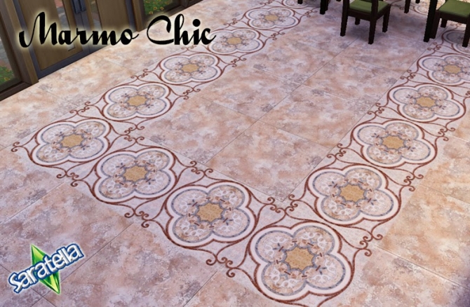 Sims 4 Marmo Chic tiles at Saratella’s Place