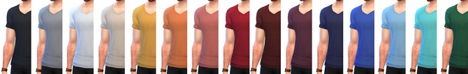 Sims 4 Three Short Sleeved T shirts at Simsontherope