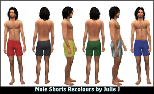 Sims 4 Male Shorts Recolours at Julie J