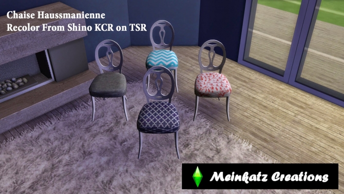 Sims 4 Haussmannien chair at Meinkatz Creations