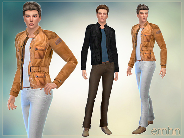 Sims 4 Autumn Look For Him by ernhn at TSR
