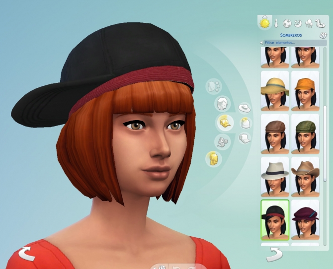 Sims 4 S3 side cap conversion by necrodog at Mod The Sims