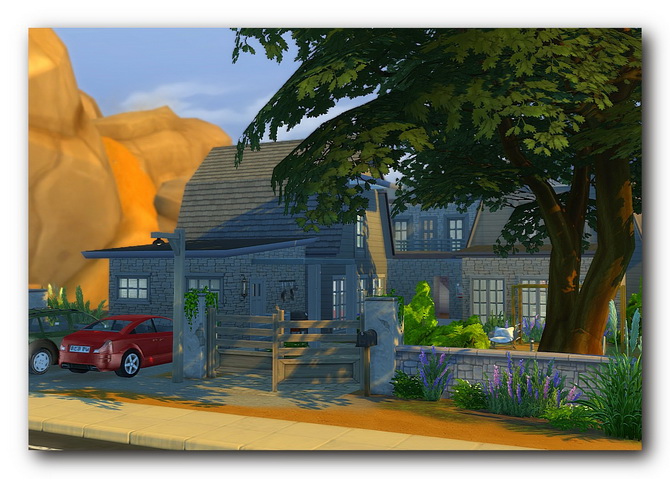 Sims 4 Nashville house at Architectural tricks from Dalila