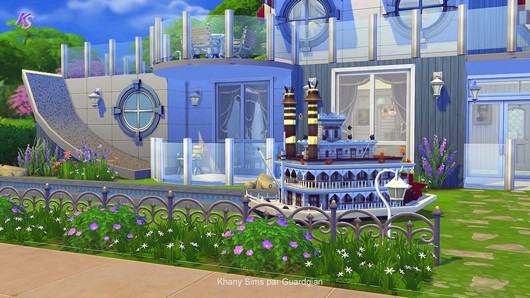 Sims 4 Air Marin home by Guardgian at Khany Sims