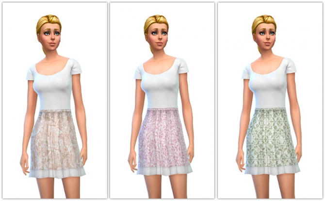 Sims 4 Criss Cross Dress 12 recolors at 13pumpkin31