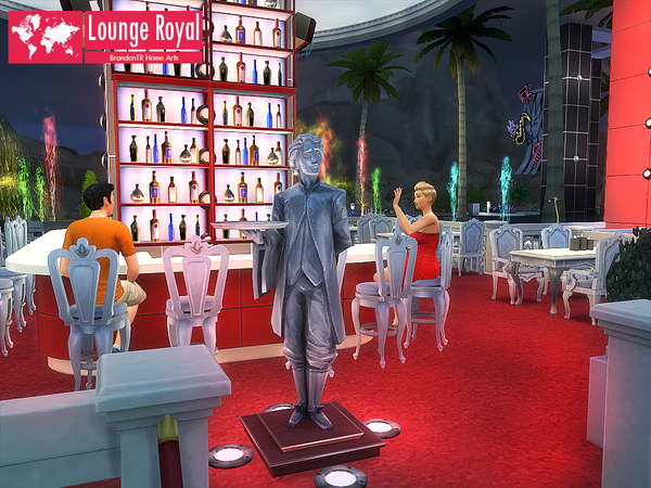 Sims 4 Lounge Royal by BrandonTR at TSR