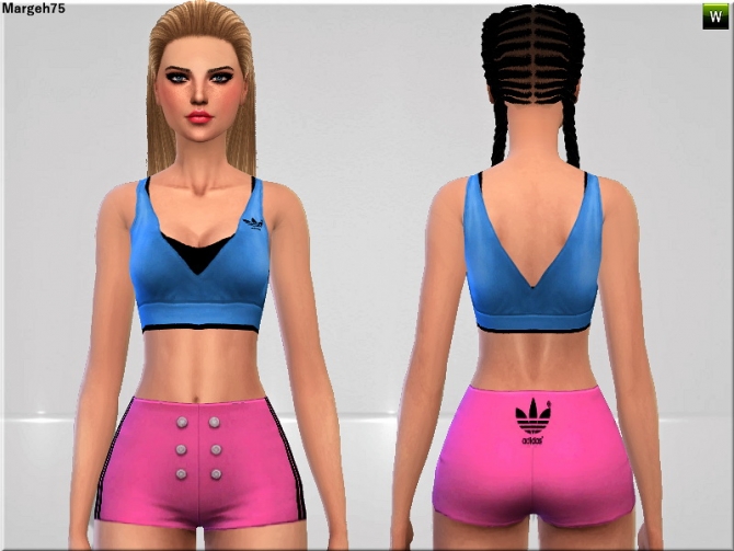 Sims 4 Fit N Fine sport outfit by Margie at Sims Addictions