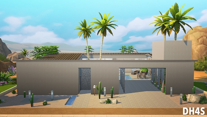 Sims 4 37 Sea Caves Avenue, Cyprus house by Samuel at DH4S