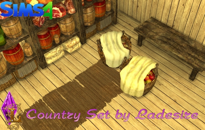 Sims 4 Country Set at Ladesire
