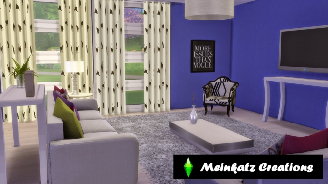 Sims 4 Cats Curtains at Meinkatz Creations