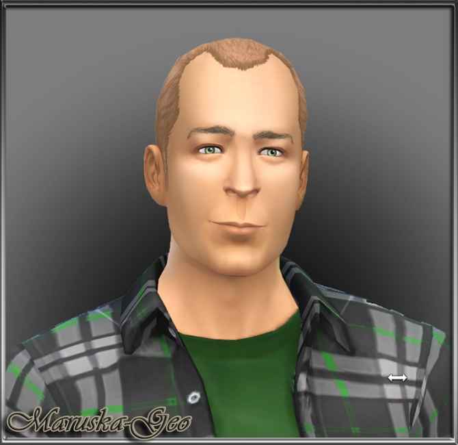 Sims 4 Bruce Willis at Maruska Geo