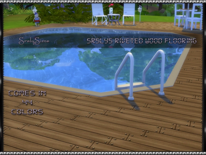 Sims 4 Riveted Wood Flooring at SrslySims