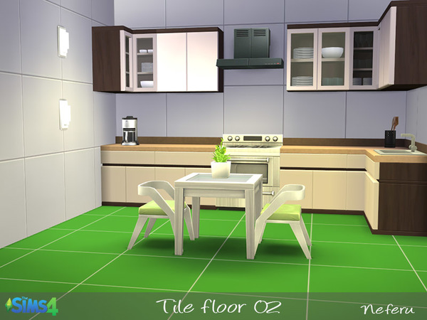 Sims 4 Tile floor 02 by Neferu at TSR
