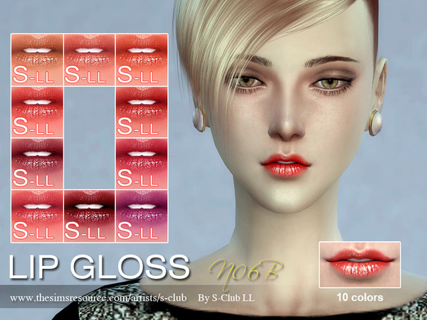 Sims 4 Lipstick F06B by S Club LL at TSR
