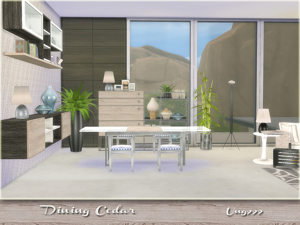 Sims 4 Dining Cedar by ung999 at TSR
