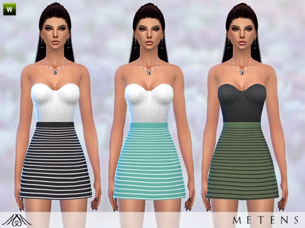 Sims 4 Naiads dress by Metens at TSR