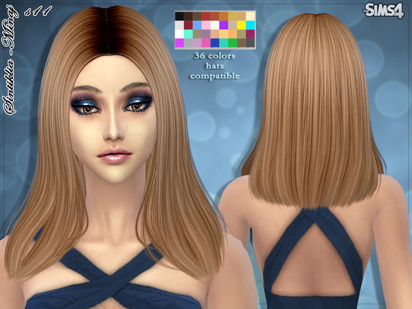 Sims 4 Hair s11 Minaj by Sintiklia at TSR