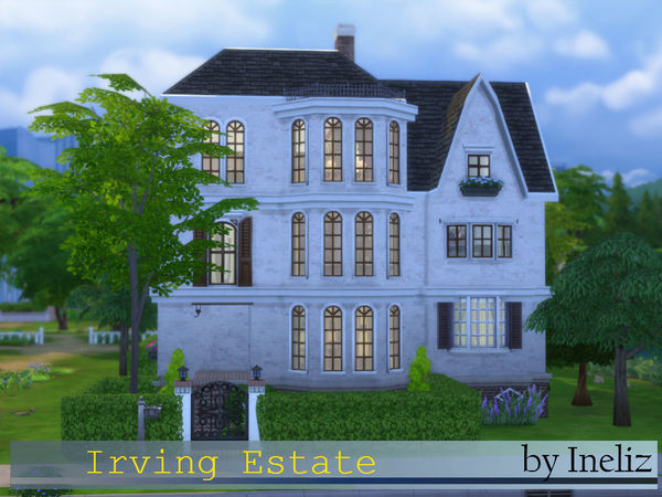 Sims 4 Irving Estate by Ineliz at TSR