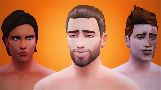 Sims 4 Skin set for males at Let them eat burnt waffles