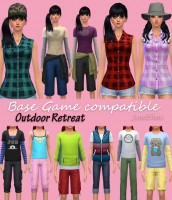 Clothes Child, Hats……Base Game O.R. conversion at Jenni Sims