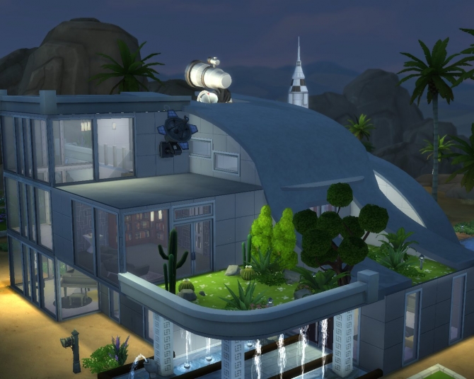 Sims 4 Moonwalk Heights house by mintblue at Mod The Sims