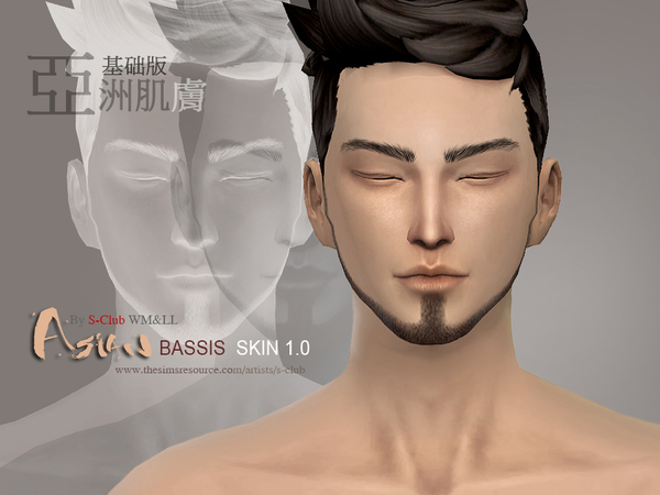 Sims 4 ASIAN BASSIS ND skintones1.0 by S Club WMLL at TSR