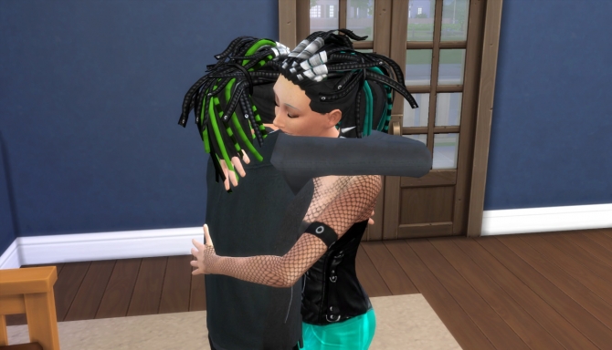 Sims 4 Electric ‘Black’ Dreads at SrslySims
