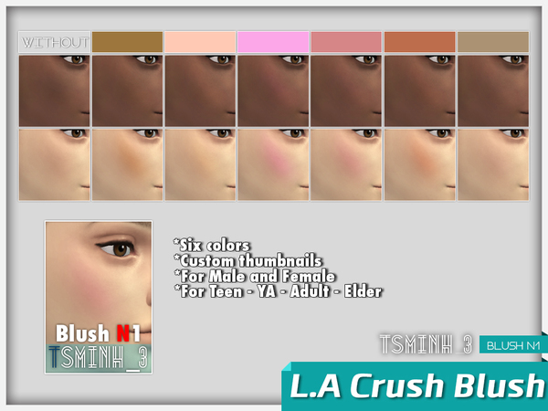 Sims 4 L.A Crush Blush by tsminh 3 at TSR