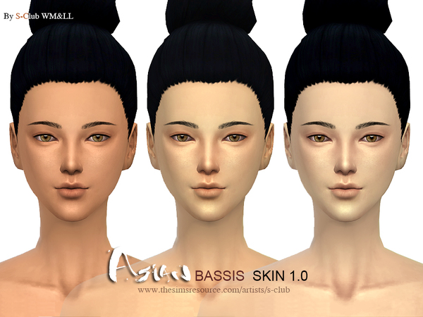Sims 4 ASIAN BASSIS ND skintones1.0 by S Club WMLL at TSR