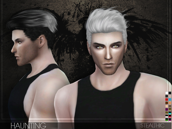 Sims 4 Haunting Male Hair by Stealthic at TSR