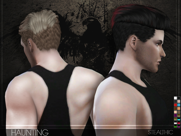 Sims 4 Haunting Male Hair by Stealthic at TSR