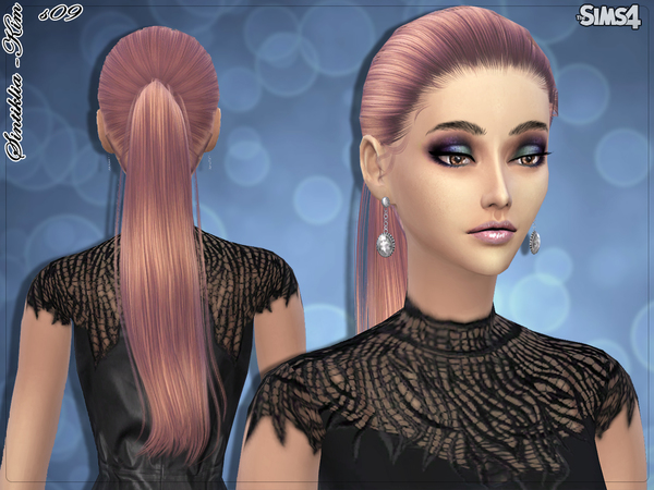 Sims 4 Hair s09 Kim by Sintiklia at TSR