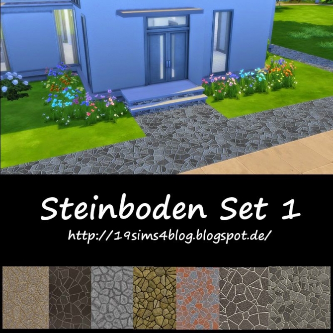 Sims 4 Stone flooring Set 1 at 19 Sims 4 Blog