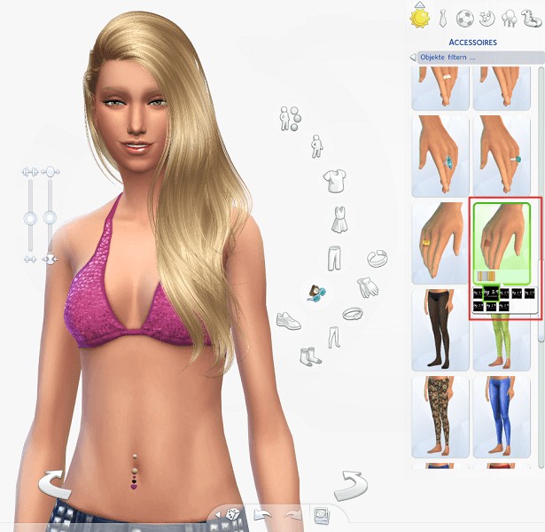 Sims 4 Valentines Day Belly Piercing Set at 19 Sims 4 Blog