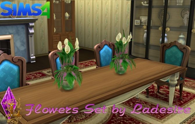 Sims 4 Flowers Set at Ladesire