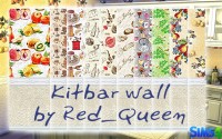 Kitbar Wall by Red_Queen at ihelensims