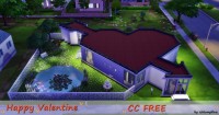 Happy Valentine house by schlumpfina at My Fabulous Sims