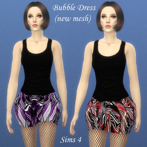 Sims 4 Bubble Dress at Tatyana Name