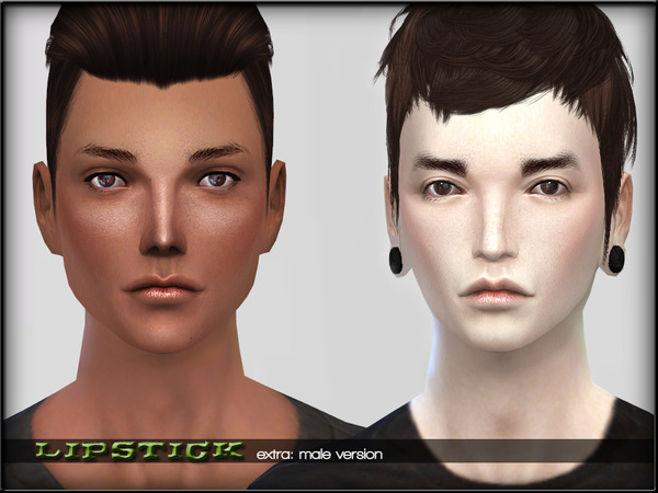 Sims 4 Lips Set 7 extra male version by ShojoAngel at TSR