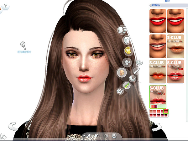 Sims 4 Lipstick F06A by S Club LL at TSR