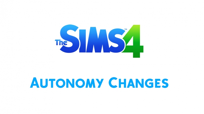 Sims 4 Autonomy Changes by weebl 101 at Mod The Sims