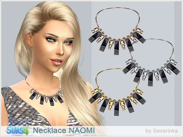 Sims 4 NAOMI Necklace by Severinka at TSR