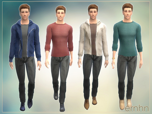 Sims 4 Simple Male Set by ernhn at TSR