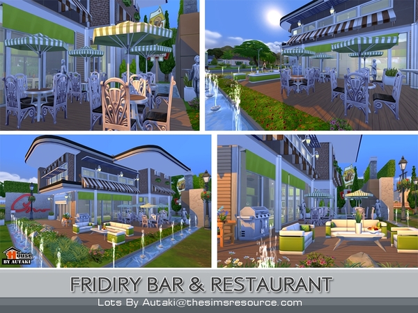 Sims 4 Fridiry Bar and Restaurant by autaki at TSR