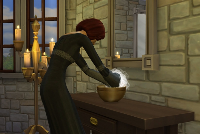 Sims 4 Buyable antique tub & toilet + hand washing bowl at Sophia Virtual Estate