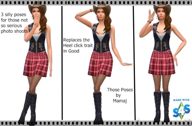 Sims 4 Those Poses by Mama J at Simtech Sims4