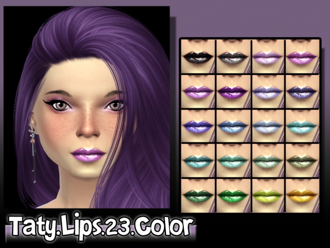 Sims 4 Lips 23 by Taty at Taty – Eámanë Palantír